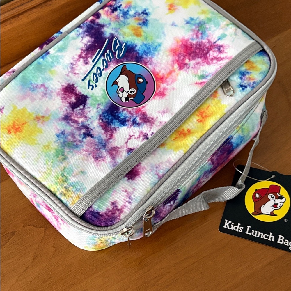 Vibrant Tie-Dye Kids Lunch Bag by BUCEE’s